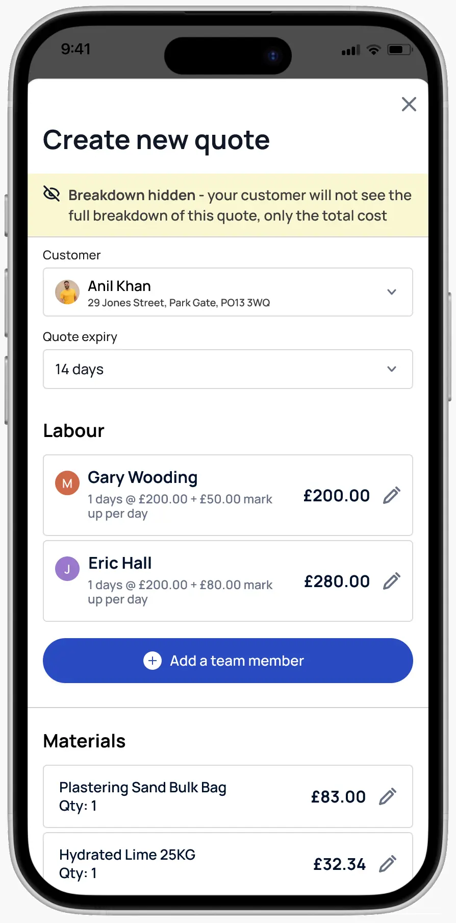 Product screenshot