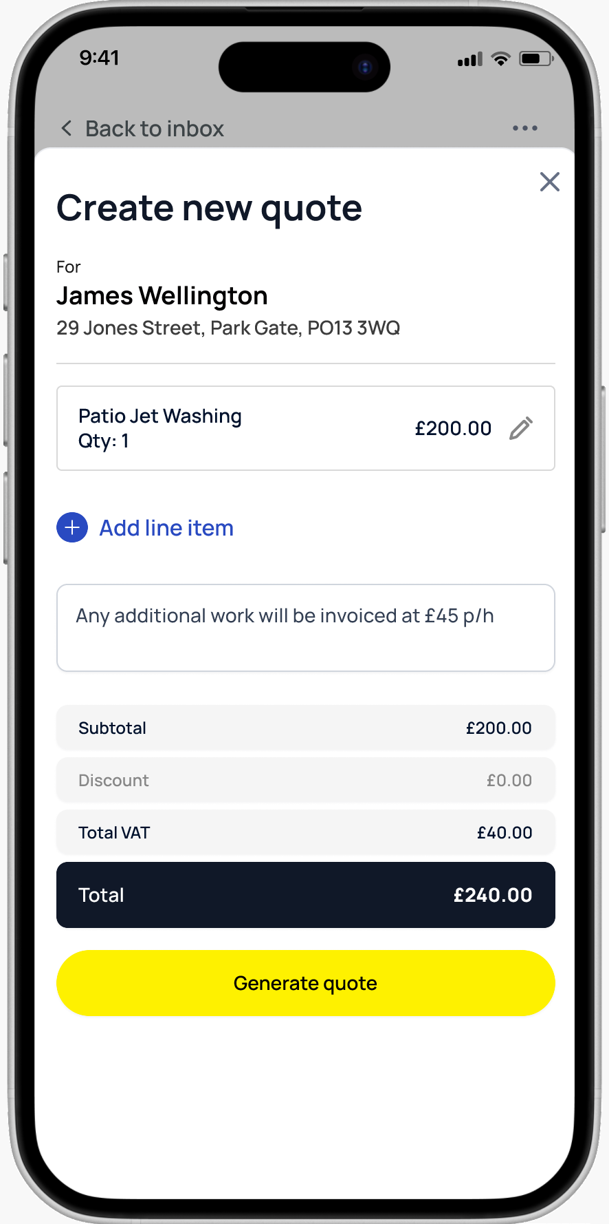 Product screenshot